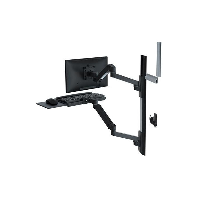 Ergotron, Supporto a Parete per TV, 86.4 cm, Nero, LX Pro Series
