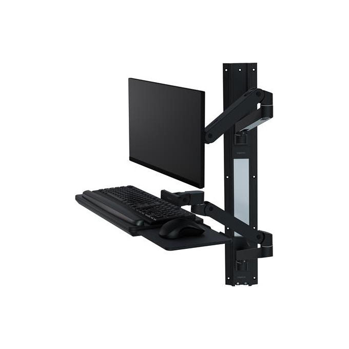 Ergotron, Supporto a Parete per TV, 86.4 cm, Nero, LX Pro Series