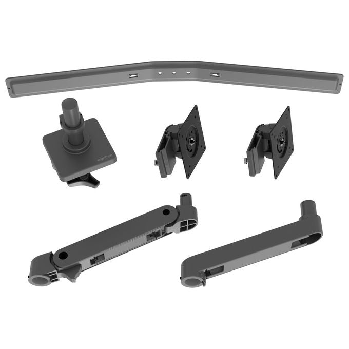 Ergotron, Supporto a Parete per TV, 68.6 cm (27 ''), Grigio, per Scrivania