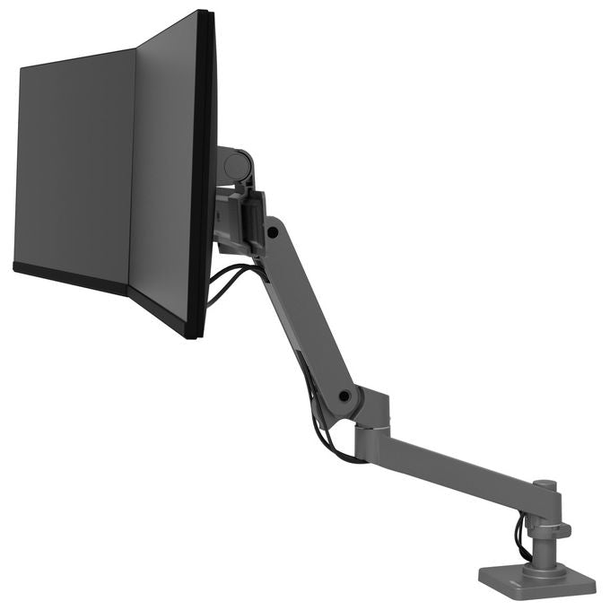 Ergotron, Supporto a Parete per TV, 68.6 cm (27 ''), Grigio, per Scrivania