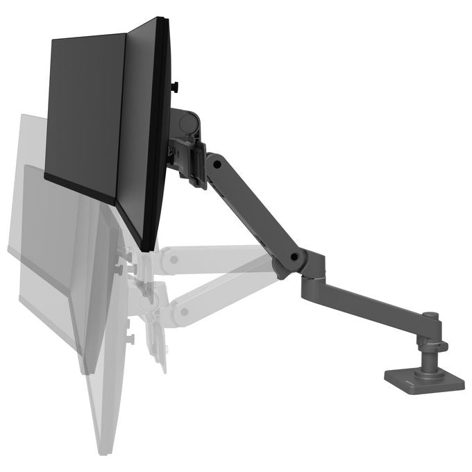 Ergotron, Supporto a Parete per TV, 68.6 cm (27 ''), Grigio, per Scrivania