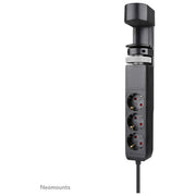 Neomounts Multipresa da Tavolo con Morsetto, USB-C e USB-A, Ricarica Rapida