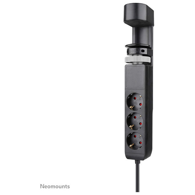 Neomounts Multipresa da Tavolo con Morsetto, USB-C e USB-A, Ricarica Rapida