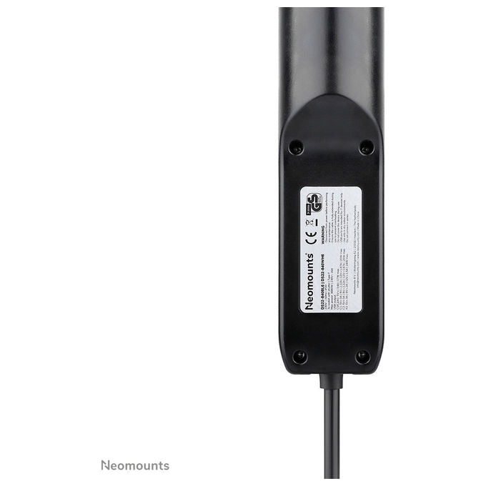 Neomounts Multipresa da Tavolo con Morsetto, USB-C e USB-A, Ricarica Rapida