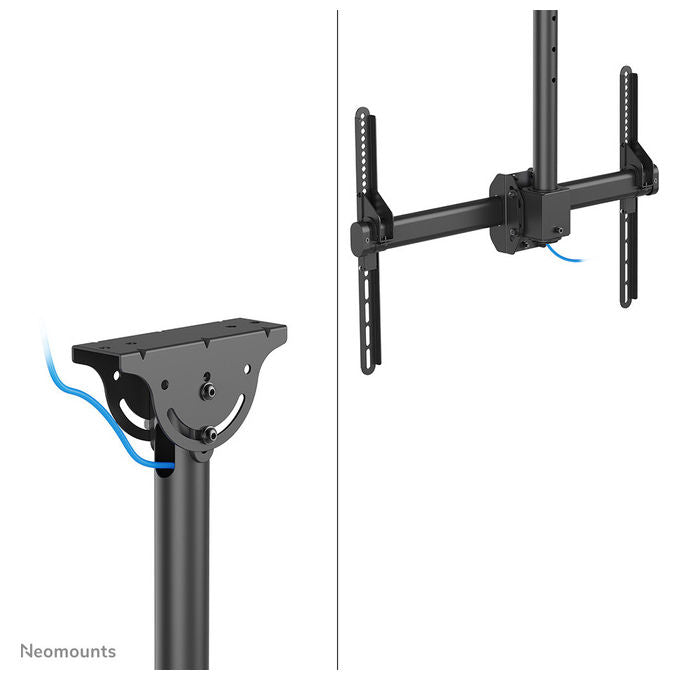 Neomounts, Supporto TV Soffitto, 37-70 Pollici, 250-300 cm, Nero