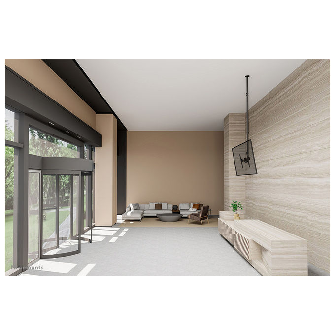 Neomounts, Supporto TV Soffitto, 37-70 Pollici, 250-300 cm, Nero