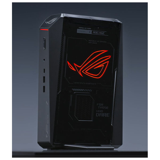 Asus, Mini PC Gaming ROG NUC RNUC15JNK9X389A2, Intel Core Ultra 9 275HX, RTX 5070 Ti, 32GB RAM, 1TB SSD, Nero