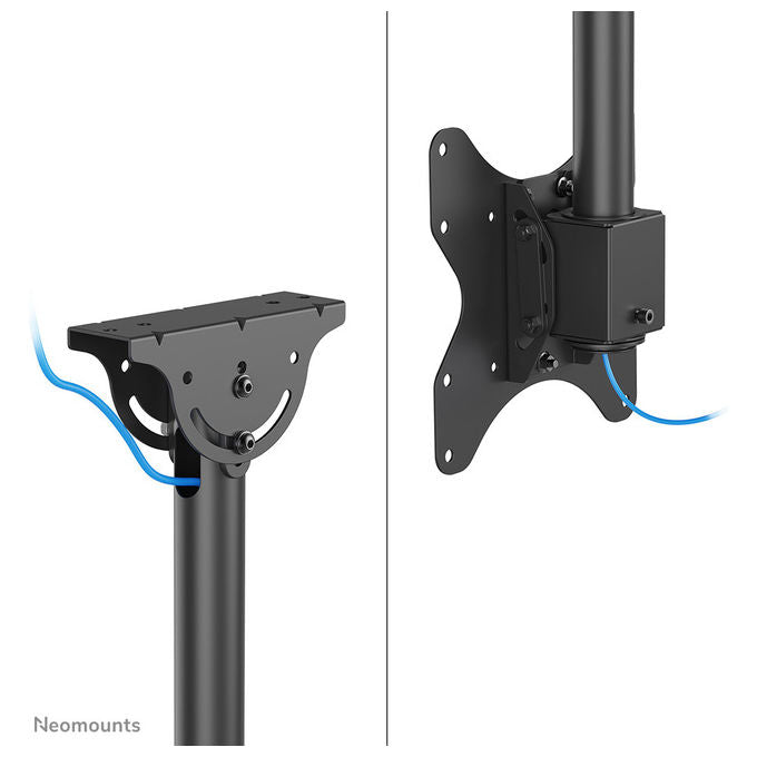 Neomounts, Supporto TV a Soffitto, 23-42 Pollici, Inclinabile, Regolabile in Altezza, Nero