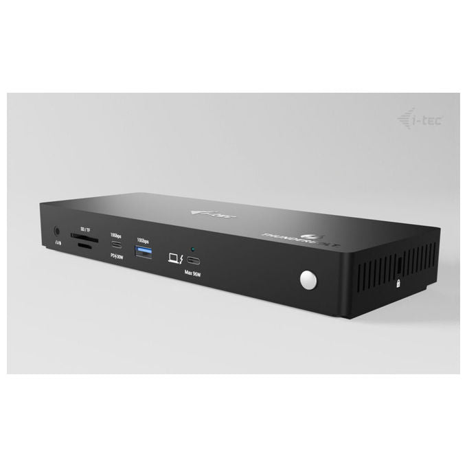 I-tec TB4TRIPLEDOCKPDIT Docking Station Thunderbolt 4 Triple Display Power Delivery 96W LAN 2.5G USB-C colore Nero