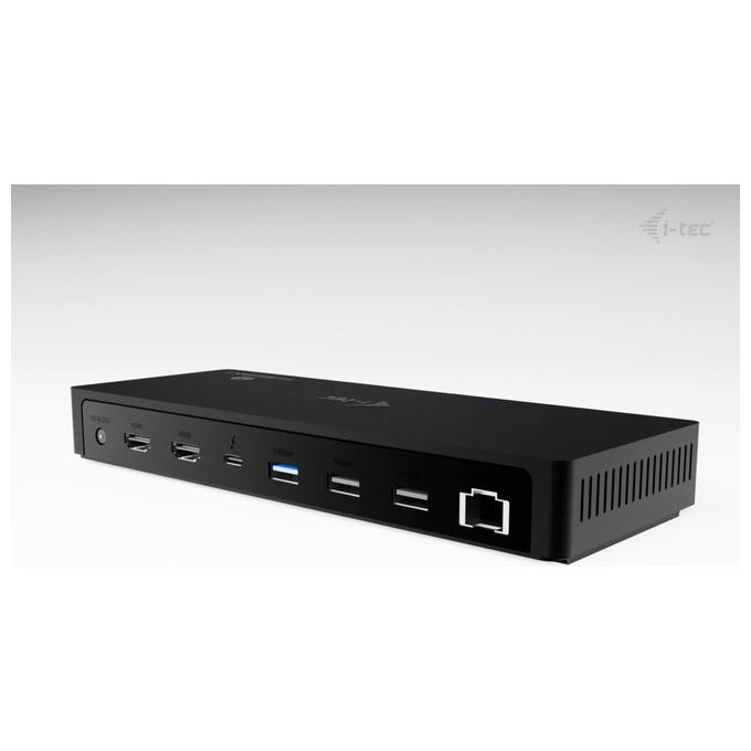 I-tec TB4TRIPLEDOCKPDIT Docking Station Thunderbolt 4 Triple Display Power Delivery 96W LAN 2.5G USB-C colore Nero