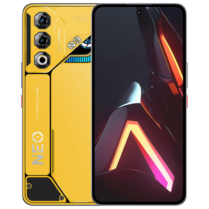 ZTE NBNEO25GTYLW Nubia Neo 3 GT 5G Smartphone Gaming 6.8'' OLED 120Hz 12 GB RAM 256 GB Android 15 5G NFC colore Giallo