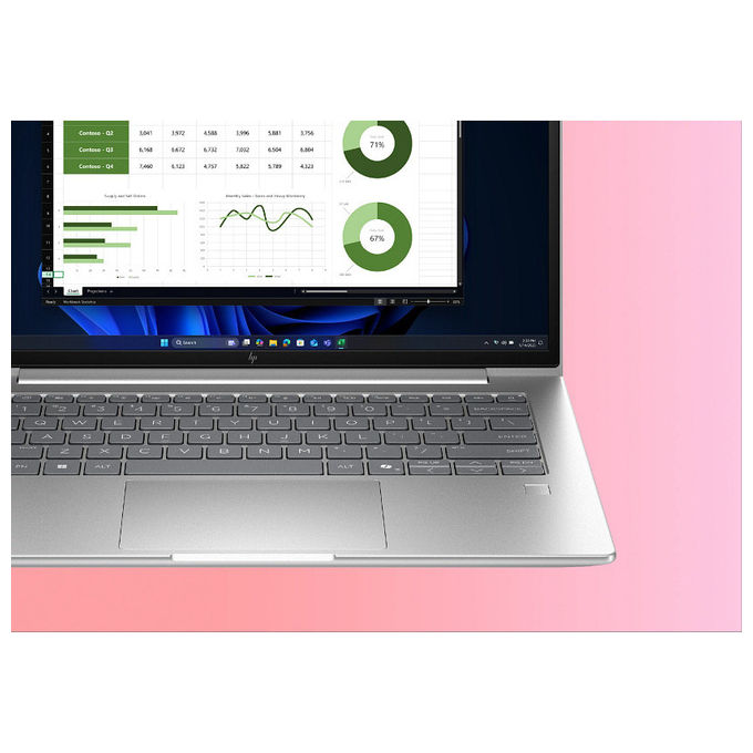 HP EliteBook 6 G1i AI Notebook 14 pollici Intel Core Ultra 7 16GB 512GB SSD WUXGA Argento