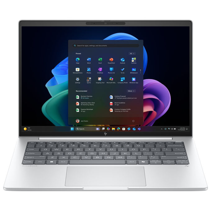 HP EliteBook 8 G1i Notebook Intel Core Ultra 7 16 pollici 512 GB SSD Argento