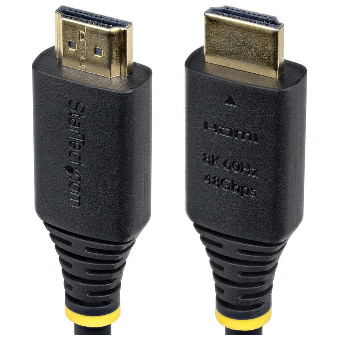 StarTech.com, Cavo HDMI 2.1 8K, 4m, Certificato ad Altissima Velocita' 48 Gbps, Nero