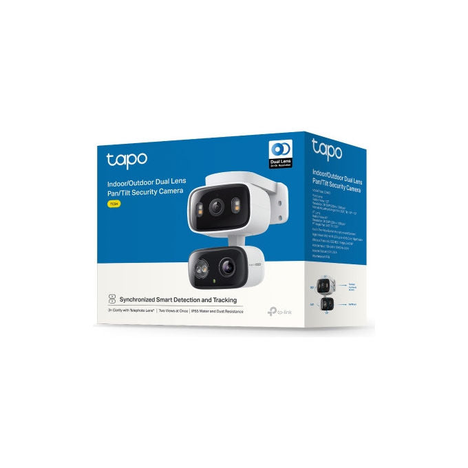 TP-Link Telecamera di Sorveglianza IP TC34, Wireless, Da interno e esterno, Bianca