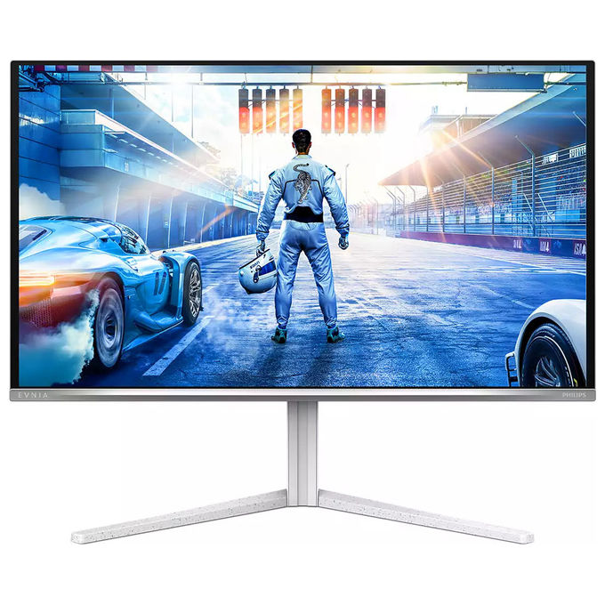 Philips 27M2N6501L Evnia 6000 Monitor Gaming QD-OLED 26.5'' WQHD 2560x1440 240Hz 0.03ms HDR10 G-Sync Hub USB colore Bianco