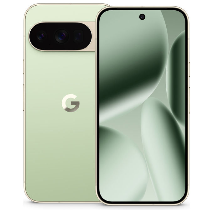 Google, Pixel 10 Pro Smartphone Android, Gemini, Tripla Fotocamera, 256GB, Verde Giada
