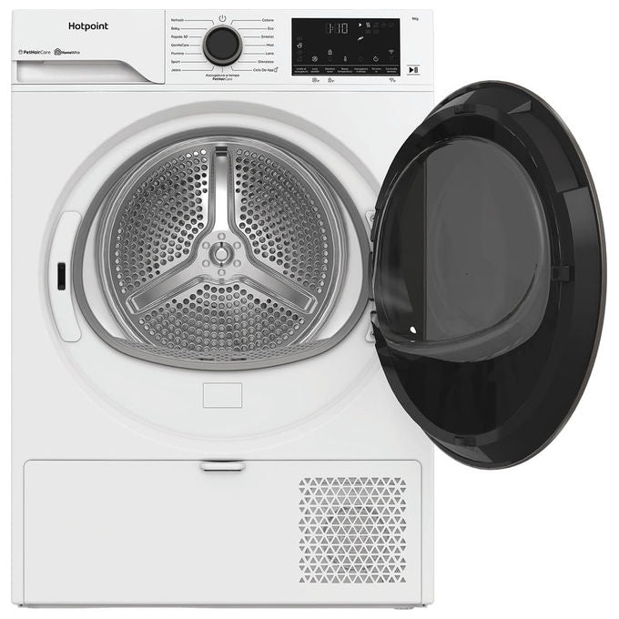 Hotpoint HPT 96D BS IT Délica Asciugatrice Pompa di Calore 9 Kg Classe A Wi-Fi 60 dB (85x60x67 cm) colore Bianco