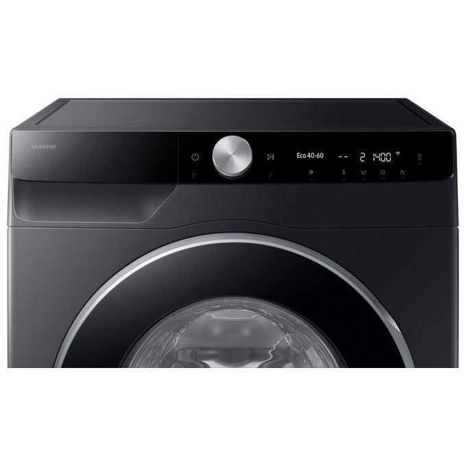 Samsung WW10FG6U94LBU3 AI Control Lavatrice Carica Frontale 10 Kg 1351 rpm Classe A Ecodosatore WiFi Vapore (85x60x56 cm) colore Nero