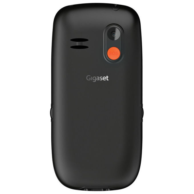 Gigaset GL395, Telefono Cellulare per Anziani, Nero, Sim Singola, Tasto SOS