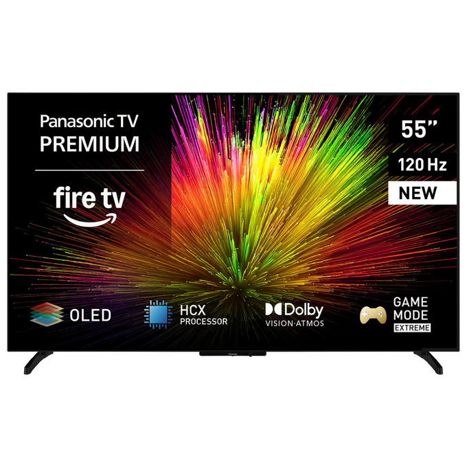Panasonic TV-55Z80BEZ Smart TV OLED 55'' 4K Ultra HD Fire OS Dolby Vision Dolby Atmos HDR10+ Wi-Fi colore Nero