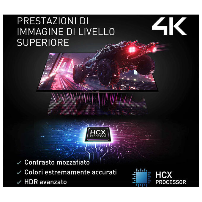 Panasonic TV-55Z80BEZ Smart TV OLED 55'' 4K Ultra HD Fire OS Dolby Vision Dolby Atmos HDR10+ Wi-Fi colore Nero