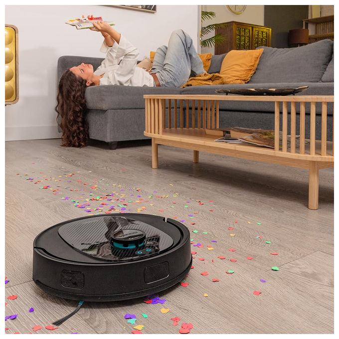 Cecotec, Robot Aspirapolvere Lavapavimenti Conga 7690 Immortal Max Home, Base Autosvuotante 2.5L, 220 Min Autonomia