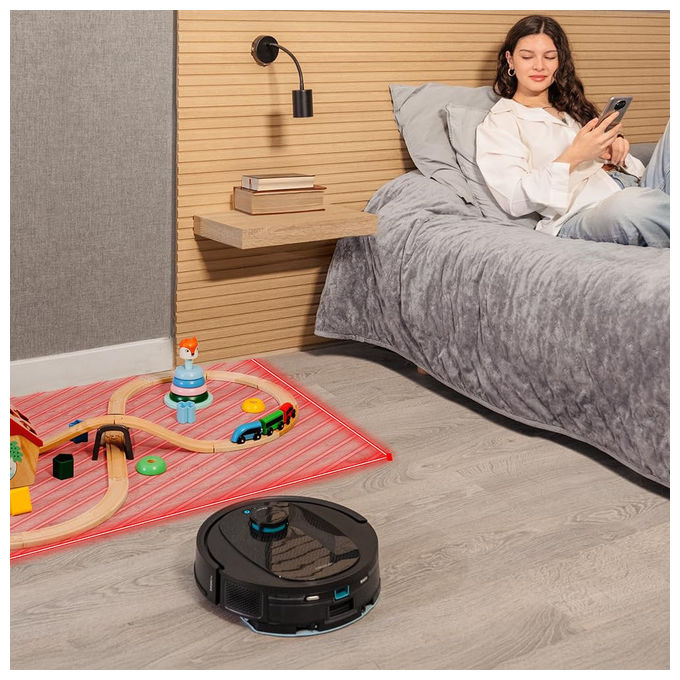 Cecotec, Robot Aspirapolvere Lavapavimenti Conga 7690 Immortal Max Home, Base Autosvuotante 2.5L, 220 Min Autonomia