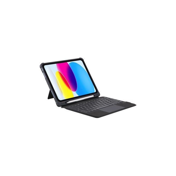 TUNIT, Custodia Flip a Libro con Tastiera, iPad 10.9, Nero