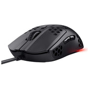 Trust, Mouse Gaming Ultraleggero RGB, GXT 928 Helox, 6400 DPI, Nero