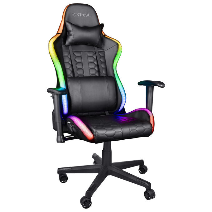 Trust, Sedia Gaming GXT 716 Rizza, Universale, Nera, Imbottita