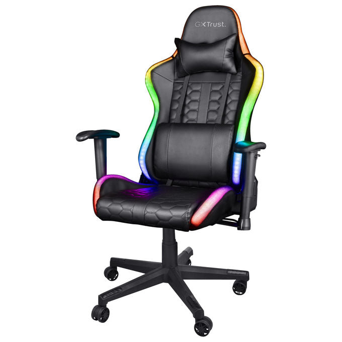Trust, Sedia Gaming GXT 716 Rizza, Universale, Nera, Imbottita