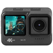 Trevi GO2600 4K Action Camera 20 MP 4K Ultra HD Wi-Fi Impermeabile 21 m Doppio Display IPS Touch 140° colore Nero