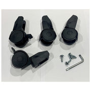 Foppapedretti 7010165000 Kit Montaggio Ruote per Stendino Allungo uso Interno