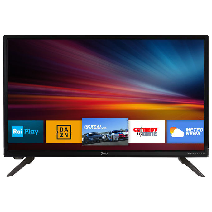 Trevi 2410SM00 LTV 2410 Smart TV Android 24'' DVB-T2 DVB-S2 Wi-Fi 3 HDMI 2 USB Alimentazione 12V colore Nero