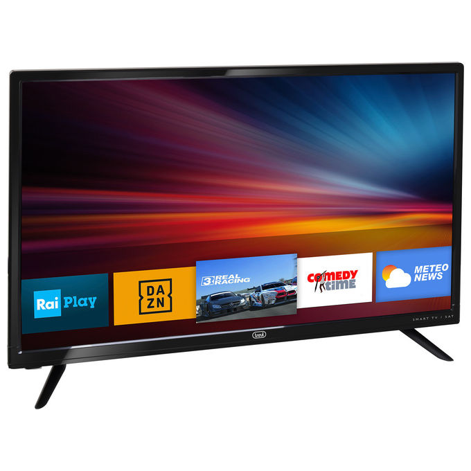 Trevi 2410SM00 LTV 2410 Smart TV Android 24'' DVB-T2 DVB-S2 Wi-Fi 3 HDMI 2 USB Alimentazione 12V colore Nero