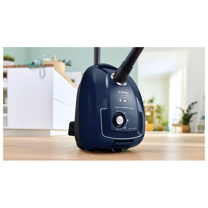 Bosch BGL38BU1 Serie 4 Aspirapolvere a traino con sacco 4 L 600 W 79 dB colore Blu