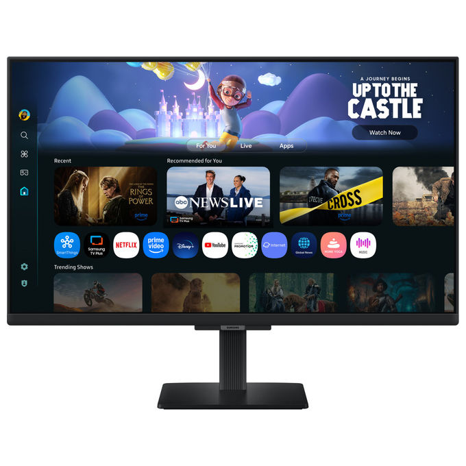 Samsung LS27FM500EUXEN Smart Monitor M5 27'' IPS Full HD 1920x1080 60Hz Gaming Hub Wi-Fi Bluetooth HDMI colore Nero