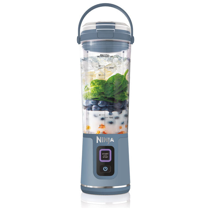 Ninja BC151EUNV Blast Frullatore Portatile Senza Fili 530 ml USB-C Trita Ghiaccio colore Blu Denim