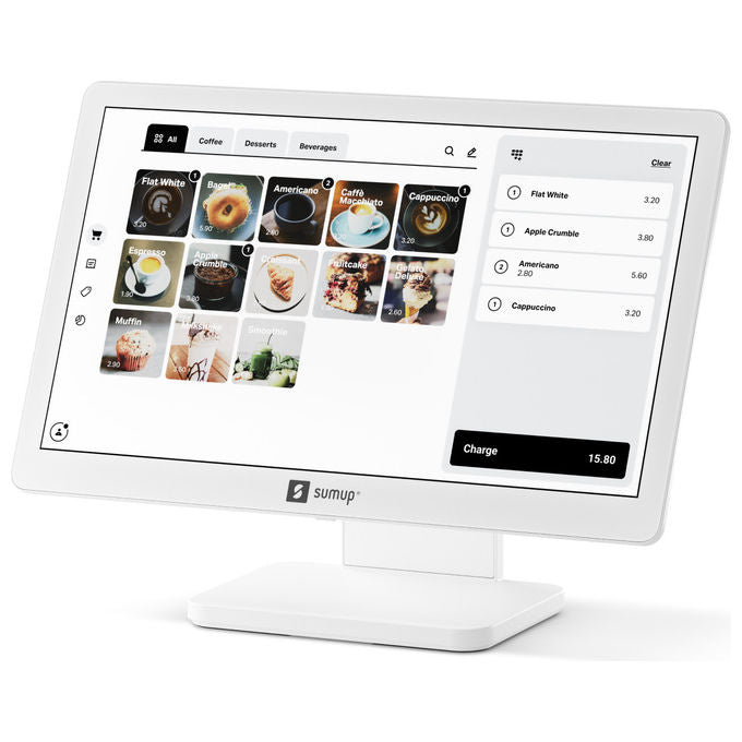 SumUp, Registratore di Cassa Lite e Pos Solo, Sistema Pos Completo, Bianco