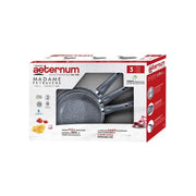 Aeternum Madame Petravera 3.0, Set 3 Padelle, 20 cm, 24 cm, 28 cm, Induzione