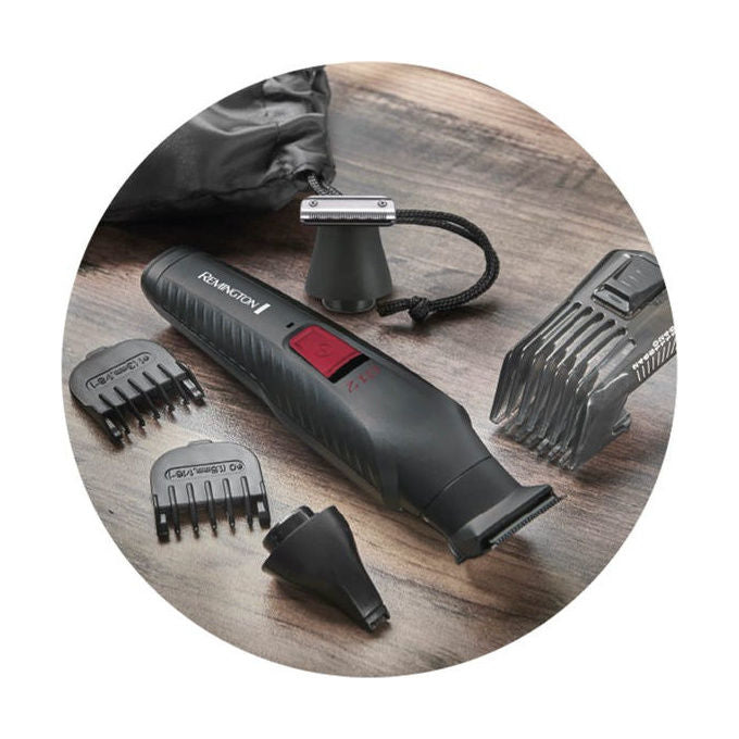 Remington, Multigroomer Grafite G12, 12-in-1, KIT_ Multifunzione con 6 Accessori