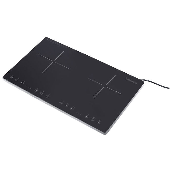 Melchioni 118360034 Oblivion 2 Piano cottura a induzione 58 cm 2 fuochi Touch 2000 W colore Nero