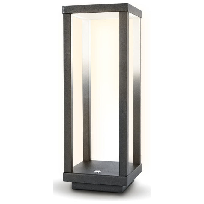 Majestic 120453 GY Lea Lampada da Tavolo LED Ricaricabile 2W 250 lm IP54 Touch USB-C Autonomia 45h colore Nero