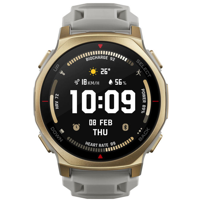 Amazfit ES-TREX 3PRO 44MM-ARCTICGOLD T-Rex 3 Pro Smartwatch 44mm AMOLED GPS Dual-Band Mappe Offline 10 ATM 17 giorni autonomia colore Oro
