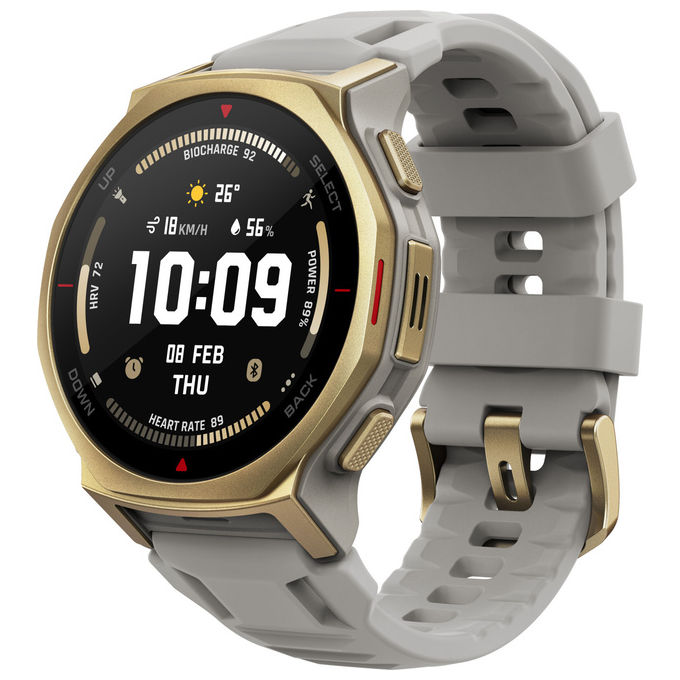 Amazfit ES-TREX 3PRO 44MM-ARCTICGOLD T-Rex 3 Pro Smartwatch 44mm AMOLED GPS Dual-Band Mappe Offline 10 ATM 17 giorni autonomia colore Oro