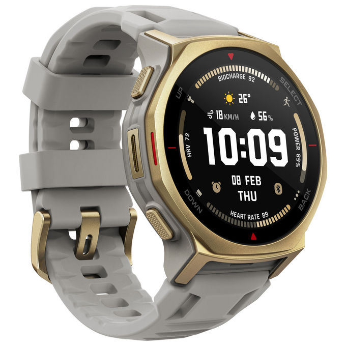 Amazfit ES-TREX 3PRO 44MM-ARCTICGOLD T-Rex 3 Pro Smartwatch 44mm AMOLED GPS Dual-Band Mappe Offline 10 ATM 17 giorni autonomia colore Oro