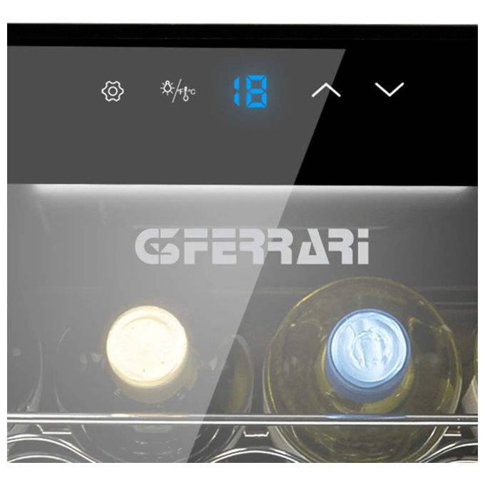 G3 Ferrari G90049 Riserva 24 Cantinetta Vino Compressore 24 Bottiglie 63 L 5-18°C Display LED Libera Installazione colore Nero