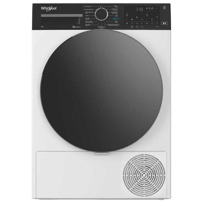 Whirlpool C WD 96M GBS IT Asciugatrice Pompa di Calore 9 Kg Classe A Wi-Fi 6° Senso 15 Programmi (85x60x67 cm) colore Manhattan Grey