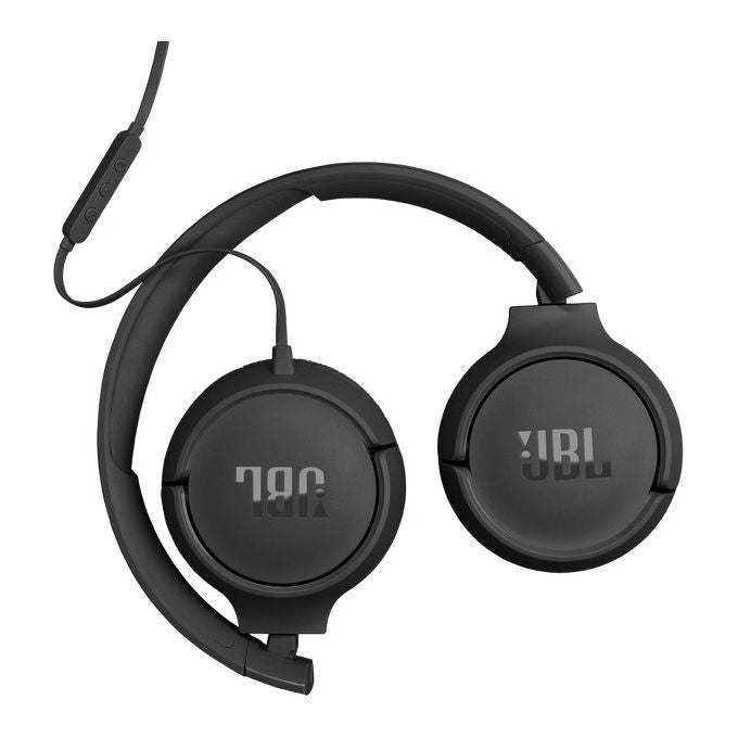 JBL JBLT520CBLK Tune 520C Cuffie On-Ear Cablate USB-C Driver 32 mm Pure Bass Microfono Integrato colore Nero